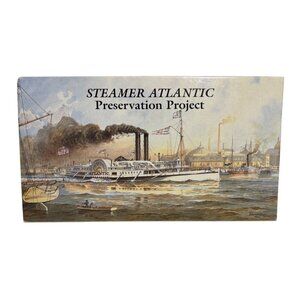 Steamer Atlantic Preservation Project VHS 1993 With Box Historical Documentary
